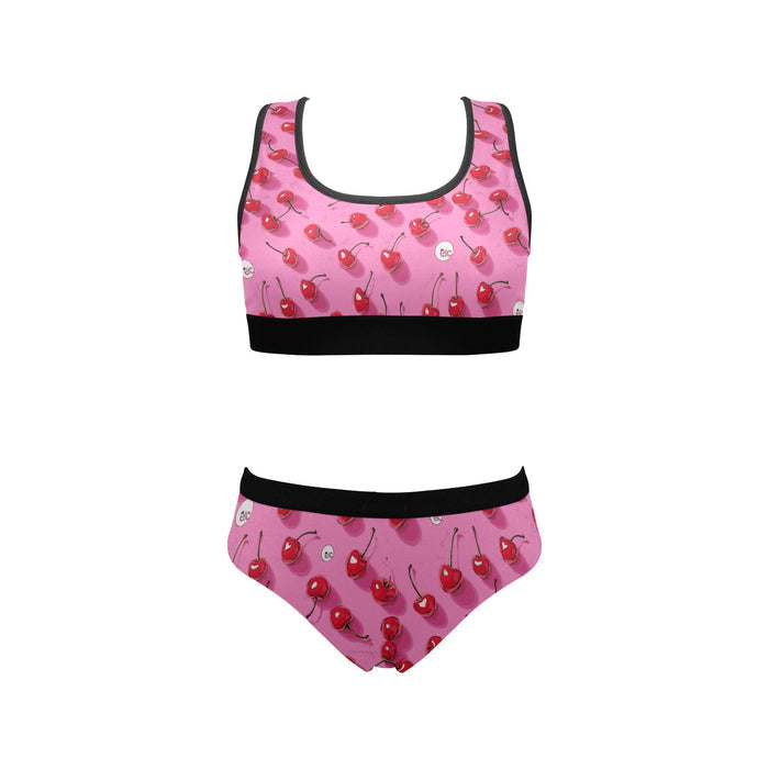 ETC Pink Cherries Bra Set