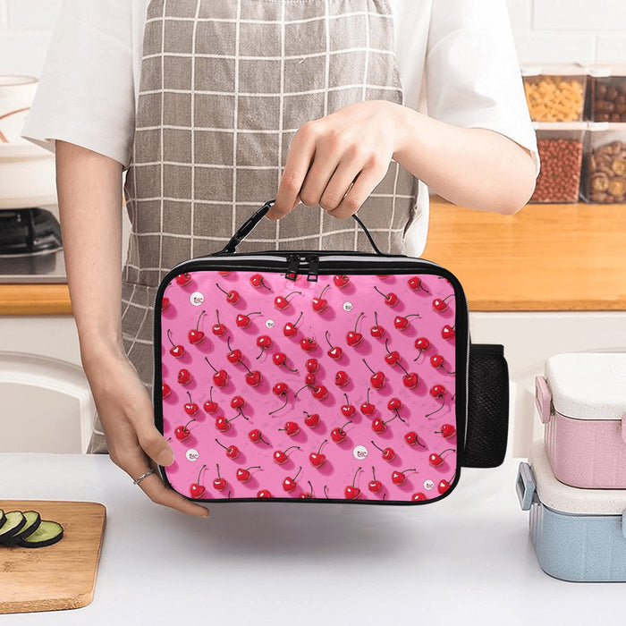 ETC Pink Cherries Lunch Bag