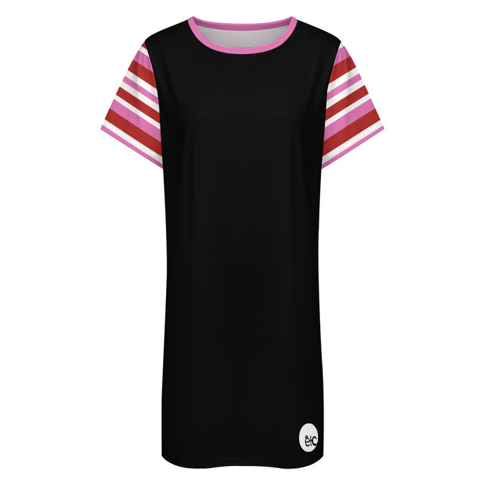 ETC Pink Cherries Tee Dress