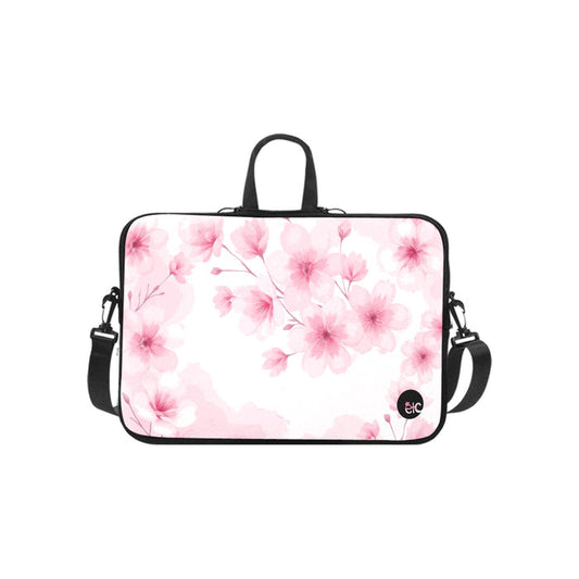 ETC Pink Cherry Blossom Laptop Bag
