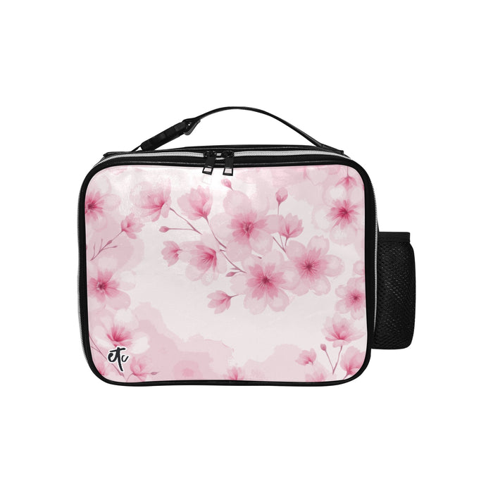 ETC Pink Cherry Blossoms Lunch Bag