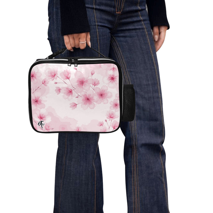 ETC Pink Cherry Blossoms Lunch Bag