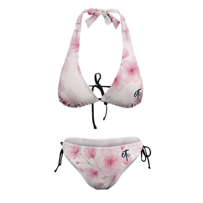ETC Pink Floral Bloom Bikini Set