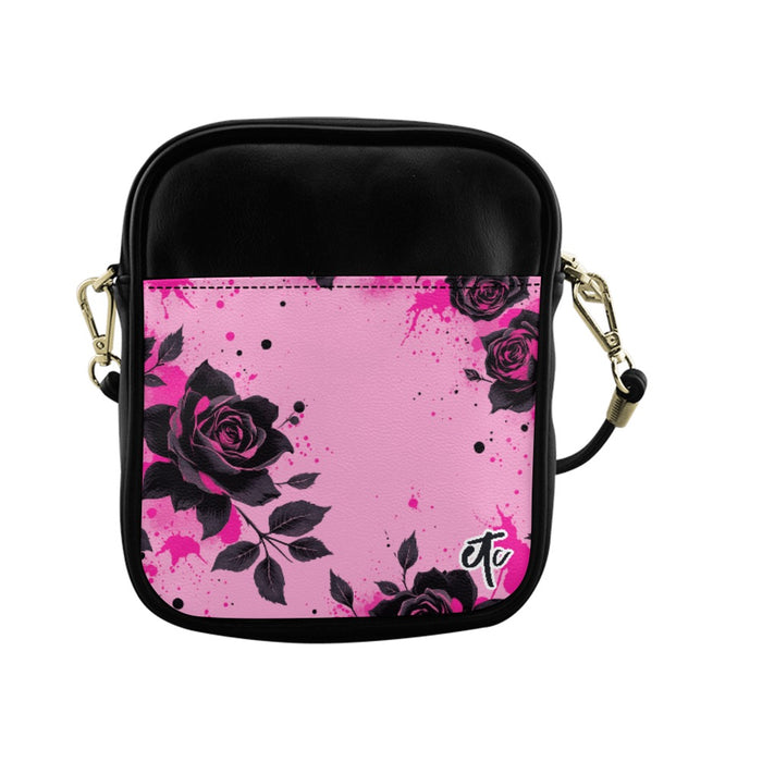ETC Pink Floral Sling Bag