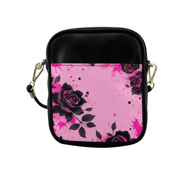 ETC Pink Floral Sling Bag