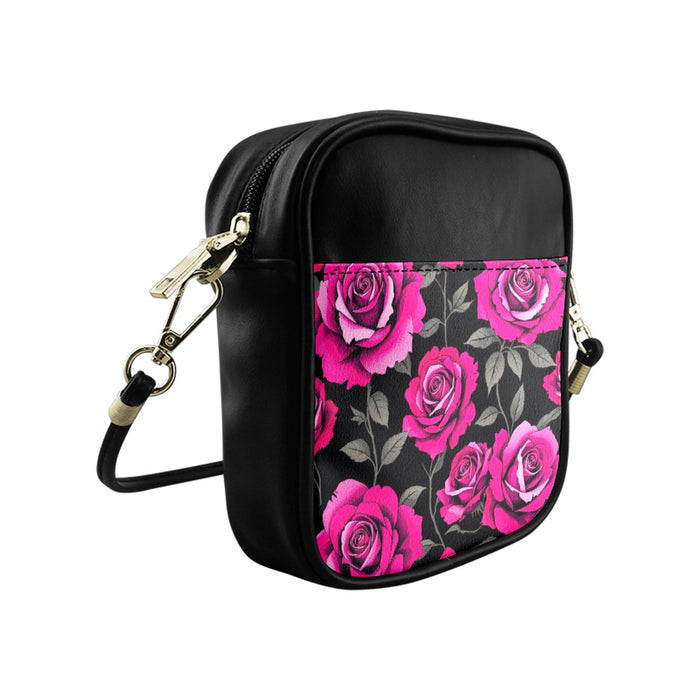 ETC Pink Floral Sling Bag
