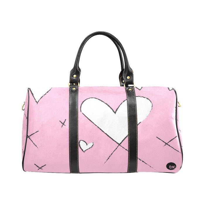 ETC Pink Heart 'x' Travel Bag