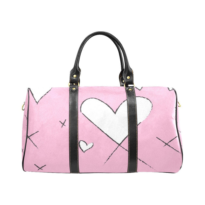 ETC Pink Heart 'x' Travel Bag