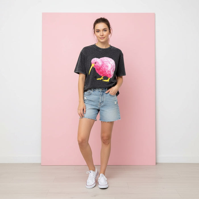 ETC Pink Kiwi Vintage Tee