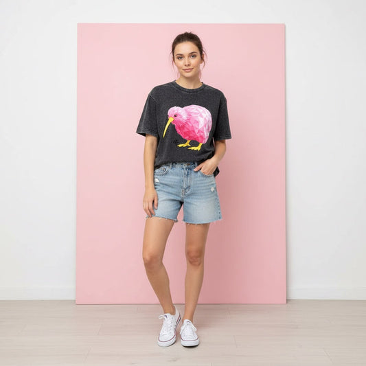 ETC Pink Kiwi Vintage Tee