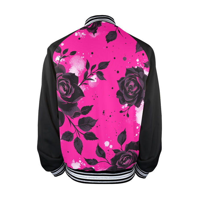 ETC Pink Noir Bomber Jacket