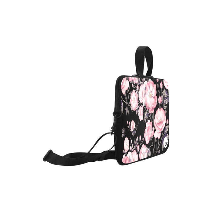 ETC Pink Peonies Laptop Bag