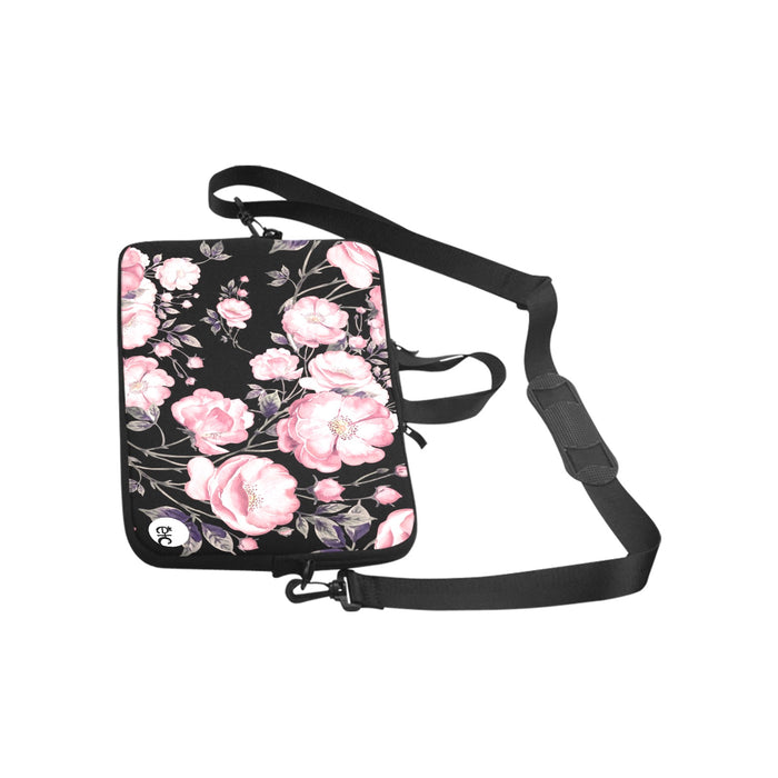 ETC Pink Peonies Laptop Bag