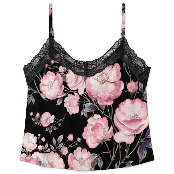 ETC Pink Peonies Milk Silk PJ Set