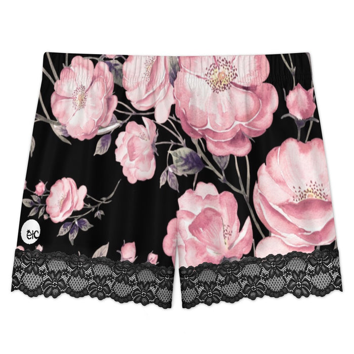 ETC Pink Peonies Milk Silk PJ Set