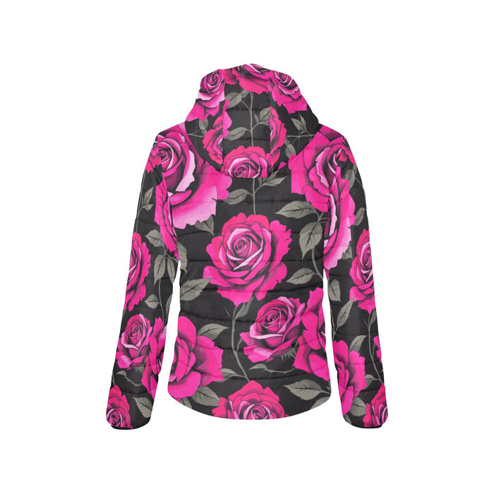 ETC Pink Rose Puffer Jacket