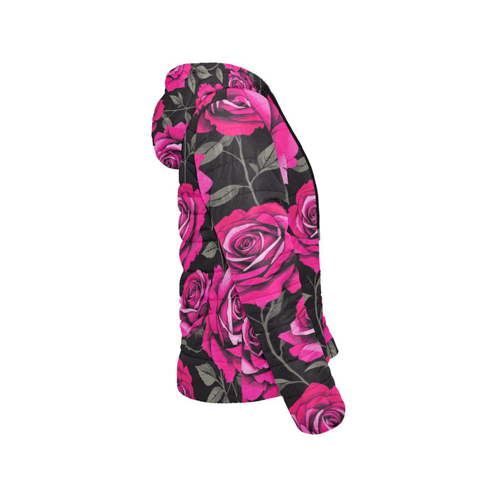 ETC Pink Rose Puffer Jacket