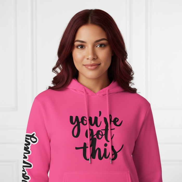 ETC Pink "You've Got This' Cotton Hoodie
