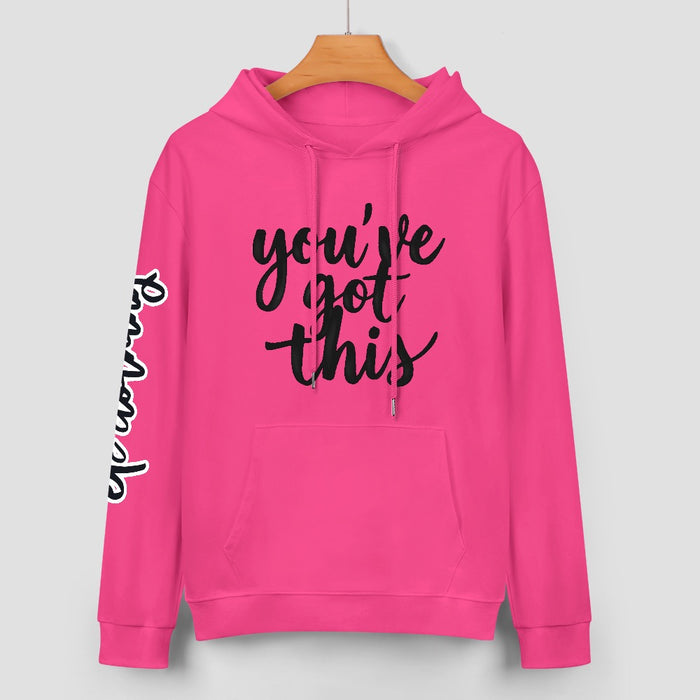 ETC Pink "You've Got This' Cotton Hoodie