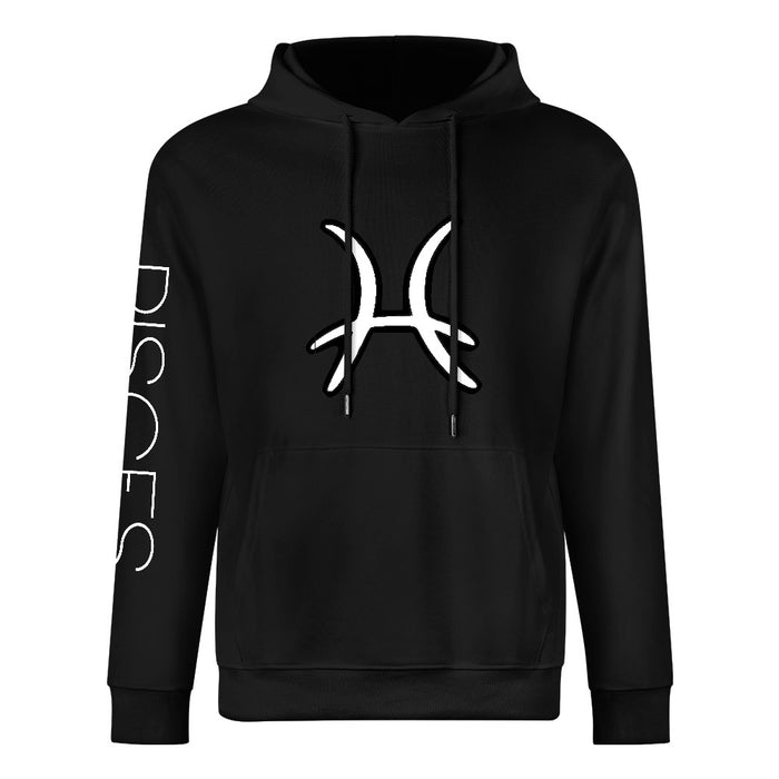 ETC Pisces Zodiac Sign Cotton Hoodie