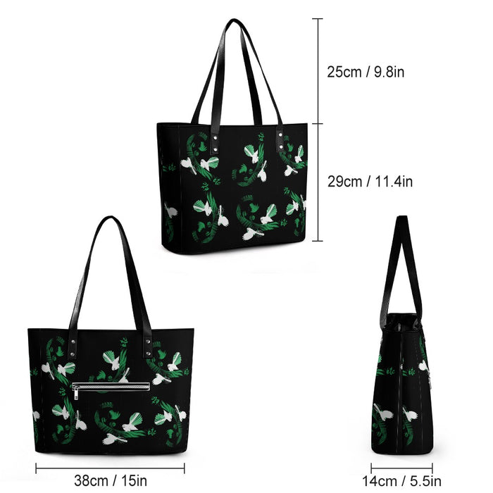 ETC Piwakawaka Koru - Green Handbag