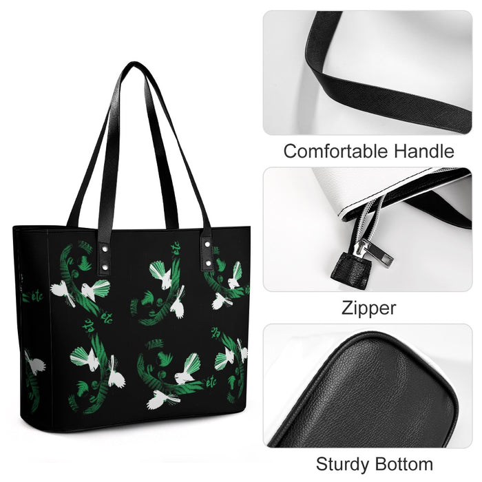 ETC Piwakawaka Koru - Green Handbag