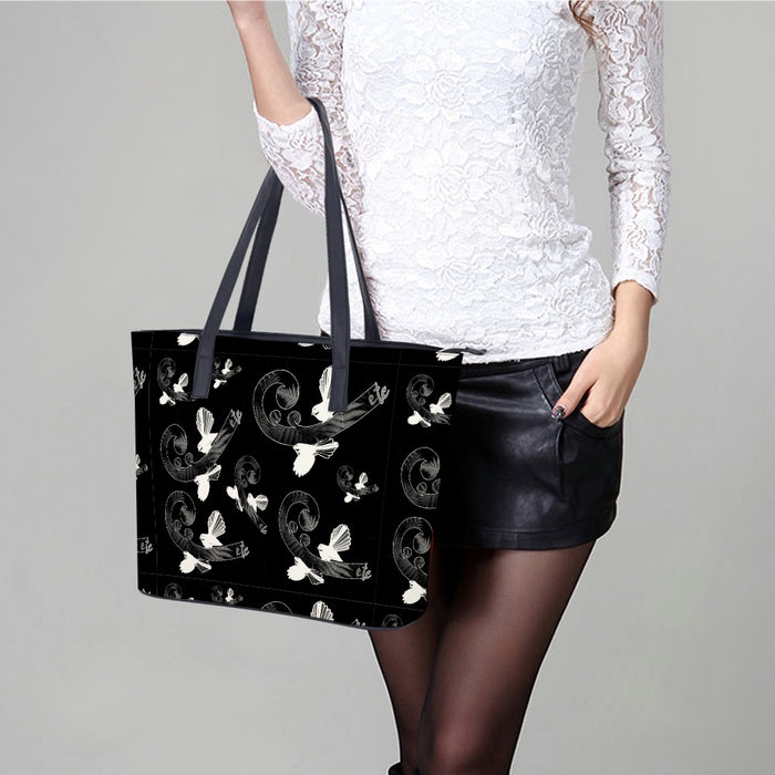 ETC Piwakawaka Koru Leather Handbag