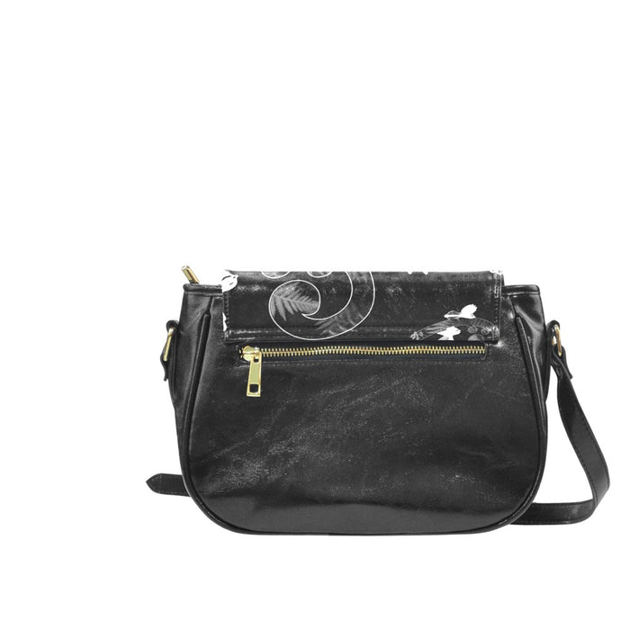 ETC Piwakawaka Koru PU Leather Saddle Bag