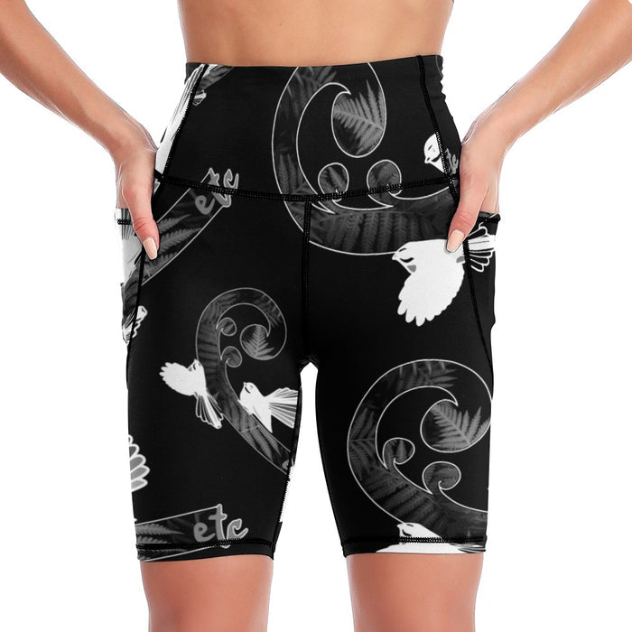 ETC Piwakawaka Koru Short Leggings