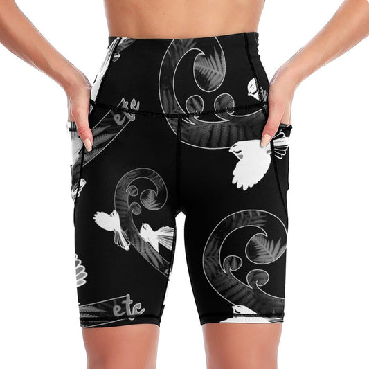 ETC Piwakawaka Koru Short Leggings