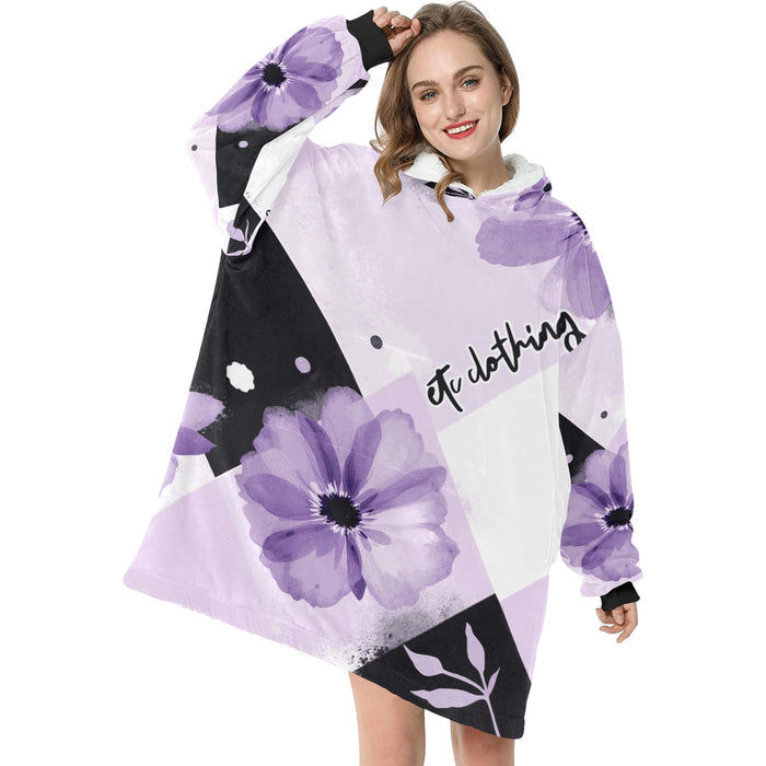 ETC Purple Floral Bloom Comfy