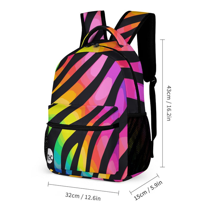 ETC Rainbow Zebra Bag Set