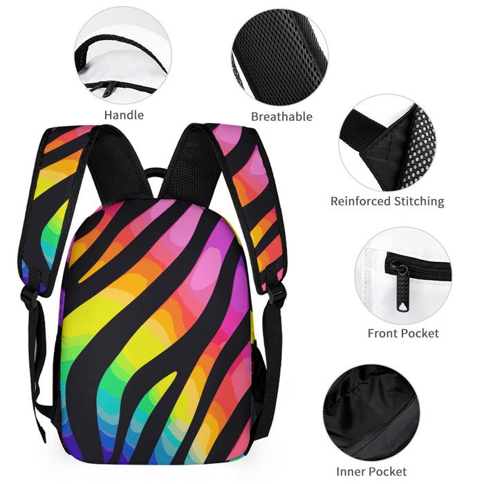 ETC Rainbow Zebra Bag Set