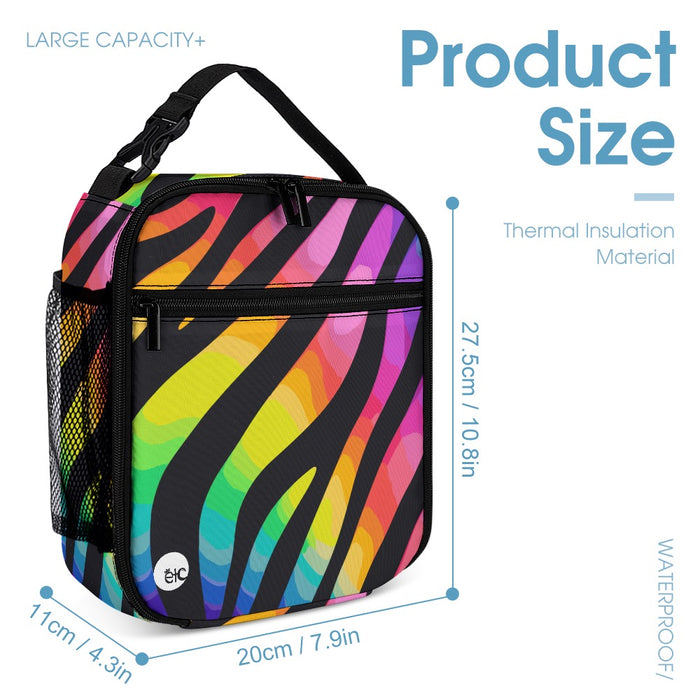 ETC Rainbow Zebra Bag Set