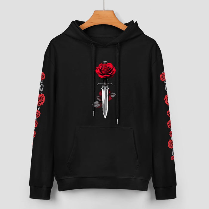ETC Rose Dagger Cotton Hoodie