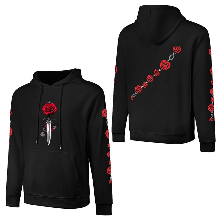 ETC Rose Dagger Cotton Hoodie