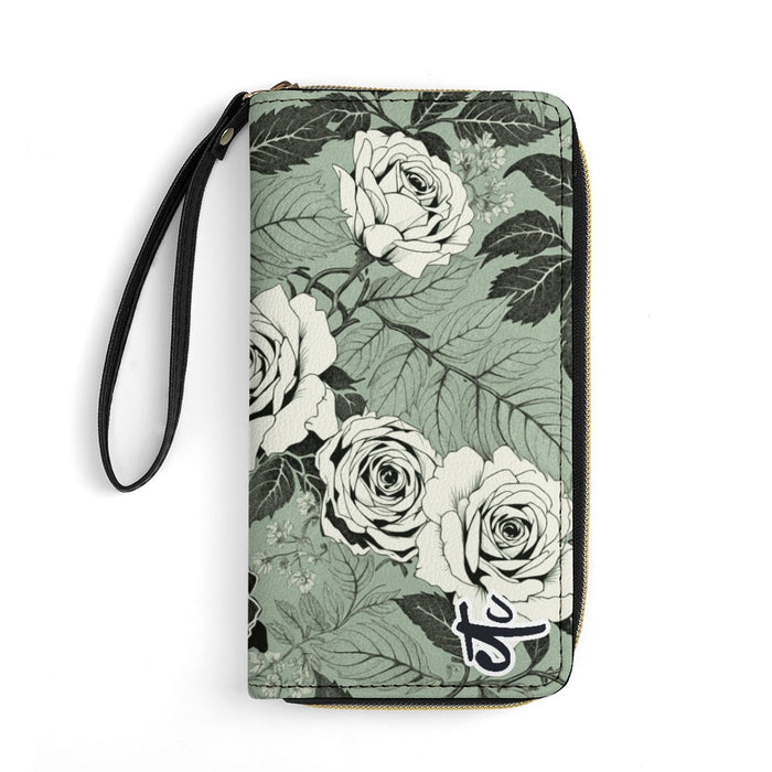 ETC Sage Floral PU Leather Wallet