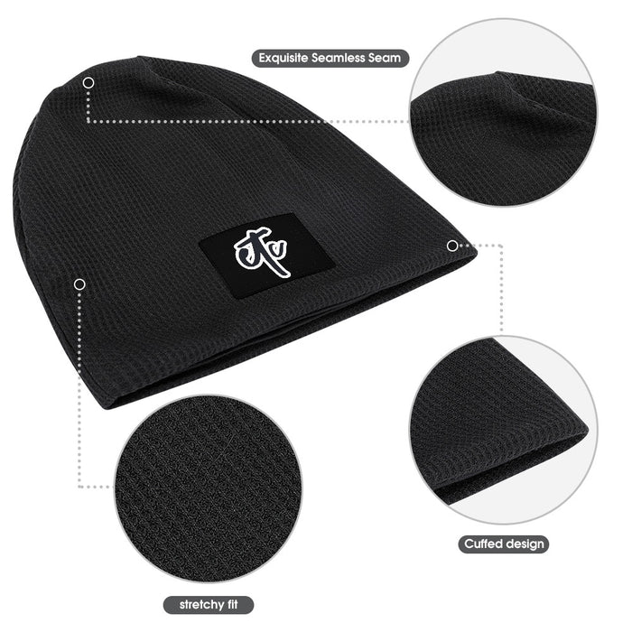Etc Script Logo Plush Beanie