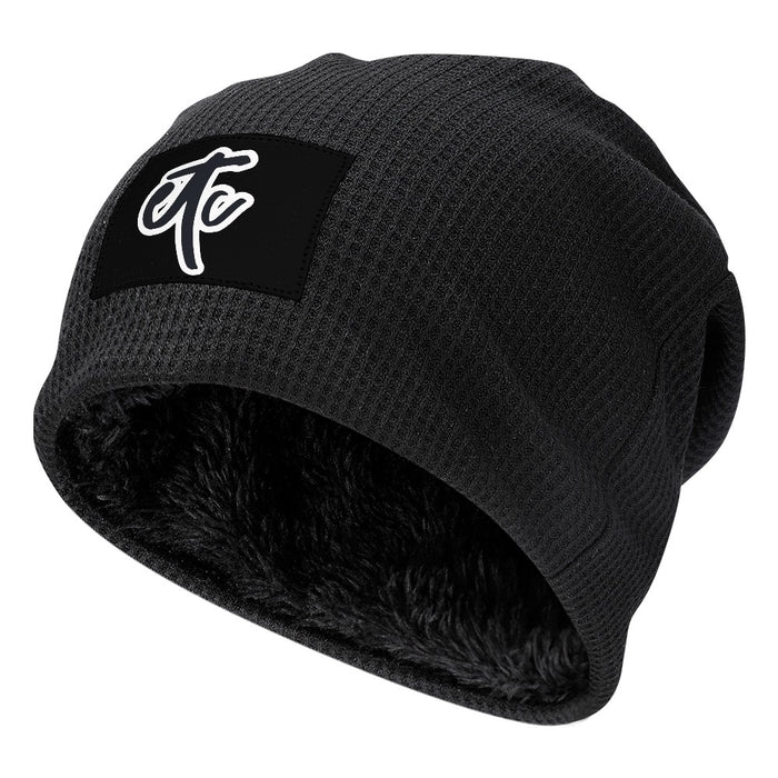 Etc Script Logo Plush Beanie