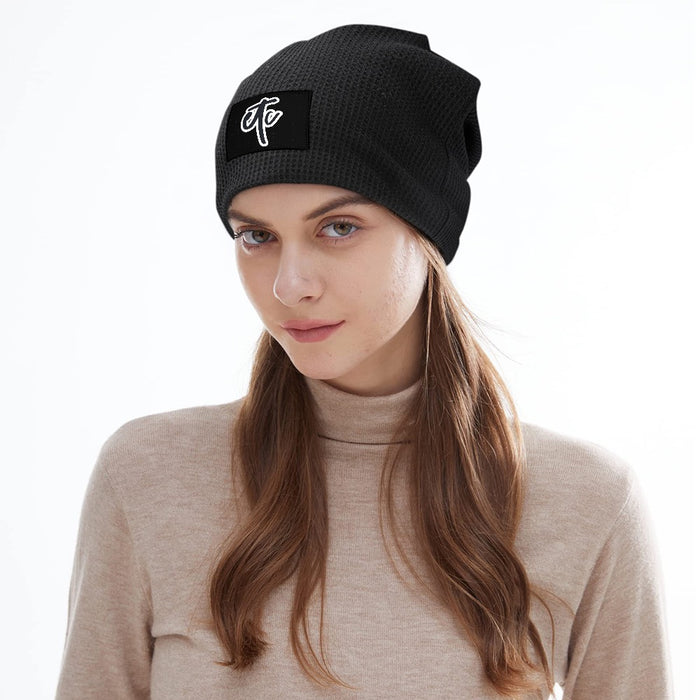 Etc Script Logo Plush Beanie