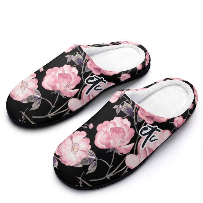 ETC Spring 17' Peonies Cotton slippers
