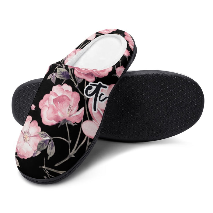 ETC Spring 17' Peonies Cotton slippers