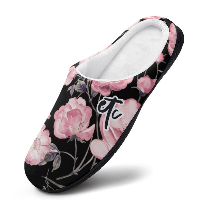 ETC Spring 17' Peonies Cotton slippers