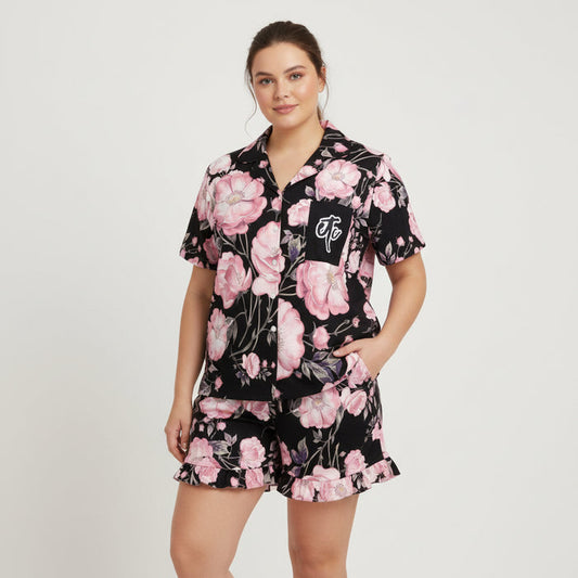 ETC Spring 17' Peonies PJ Set