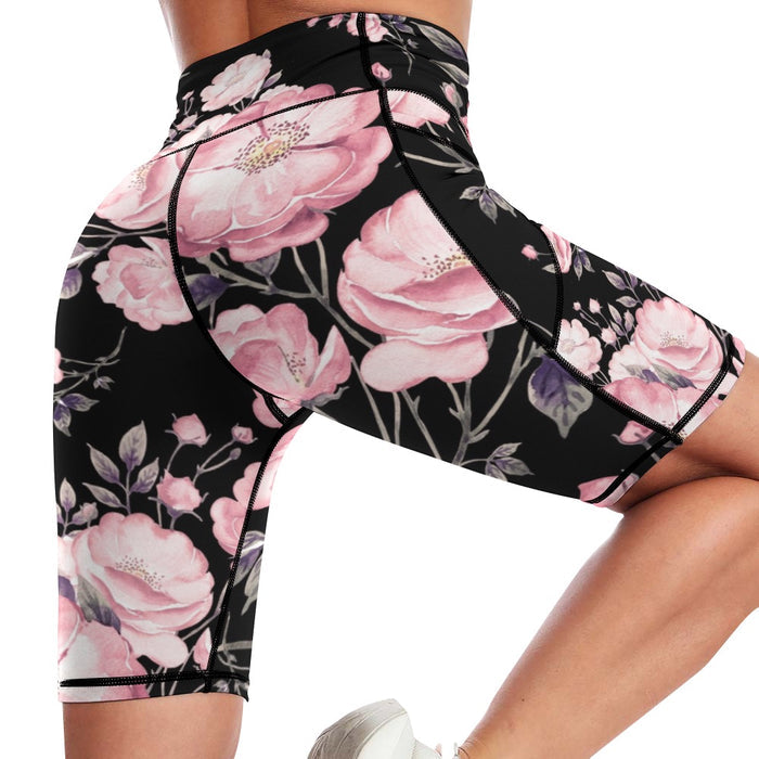 ETC Spring 17' Peonies Short Leggings