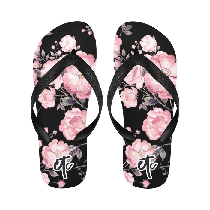 ETC Spring 17' Pink Peonie Jandals