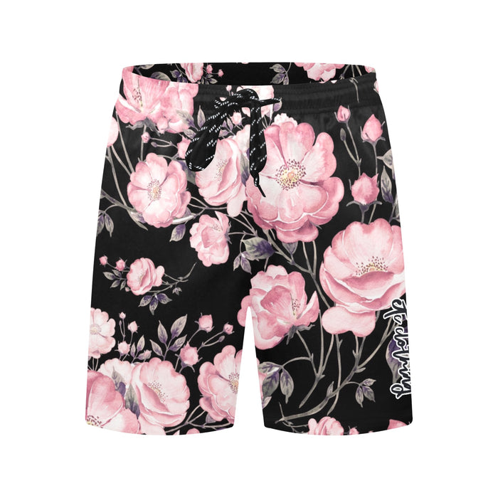 ETC Spring 17' Pink Peonies Board Shorts