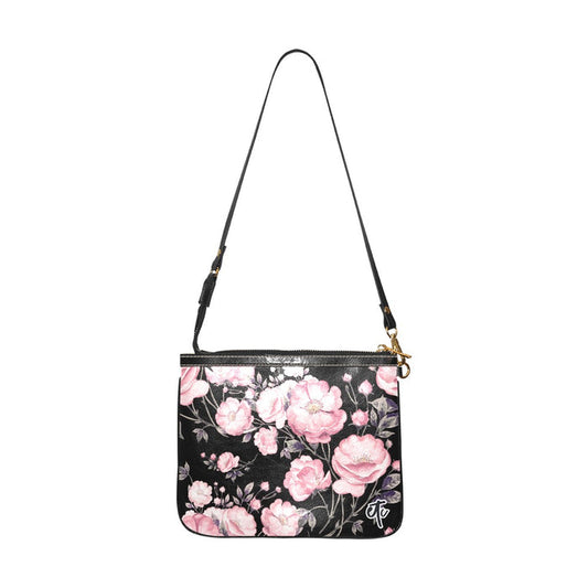 ETC Spring 17' Pink Peonies Shoulder Bag