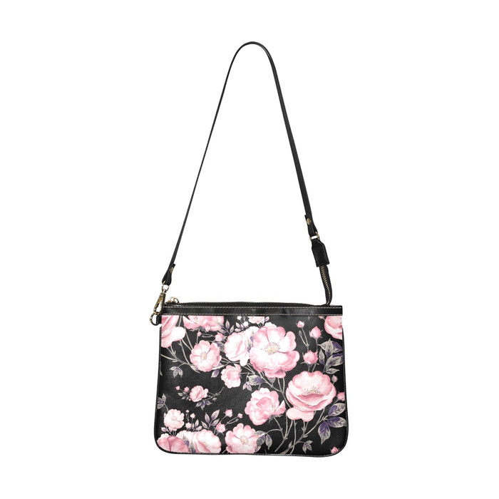 ETC Spring 17' Pink Peonies Shoulder Bag