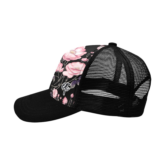 ETC Spring Pink Peonies Trucker